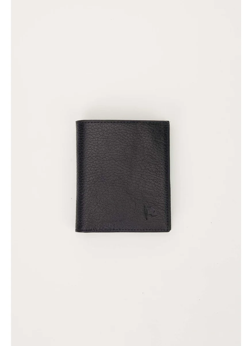 Tudors Genuine Leather Black Wallet