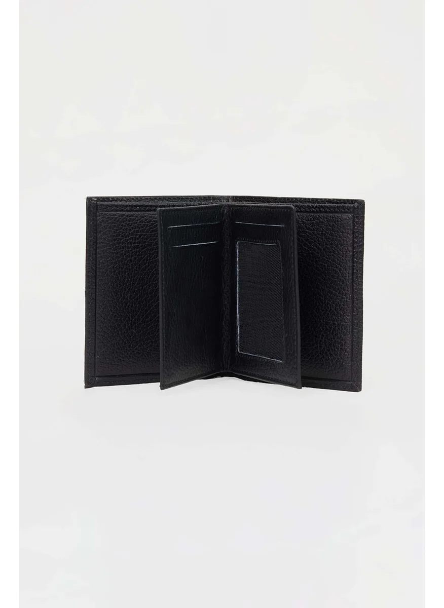 Tudors Genuine Leather Black Wallet