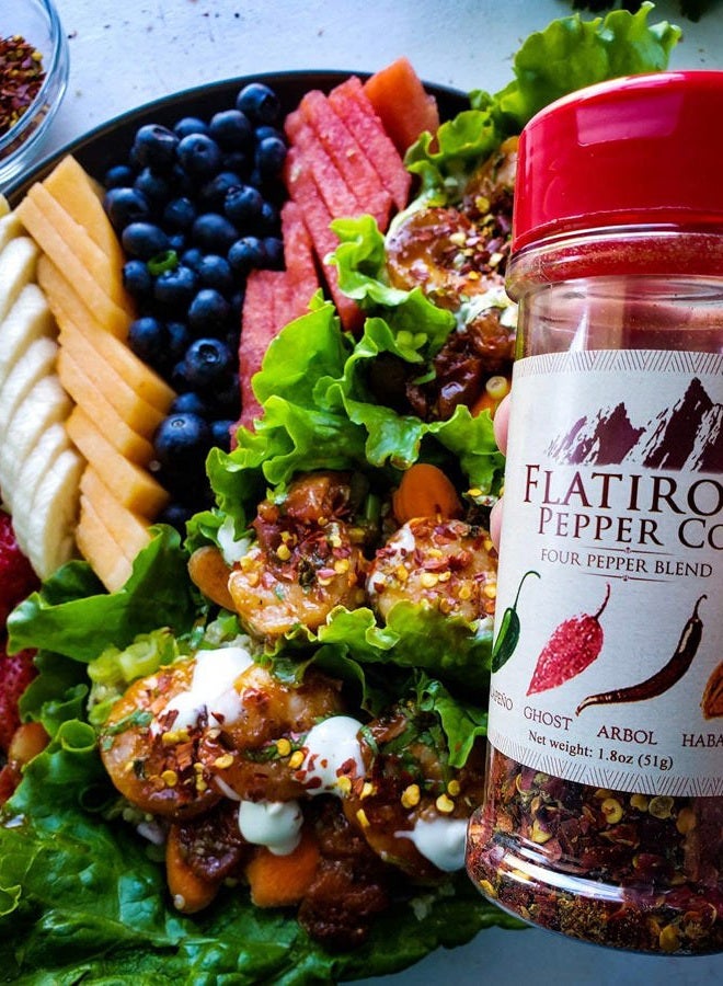 Flatiron Spice Pepper Co - Four Pepper Blend Premium Red Chile Flakes. Habanero - Jalapeno - Arbol - Ghost Pepper - Image 5
