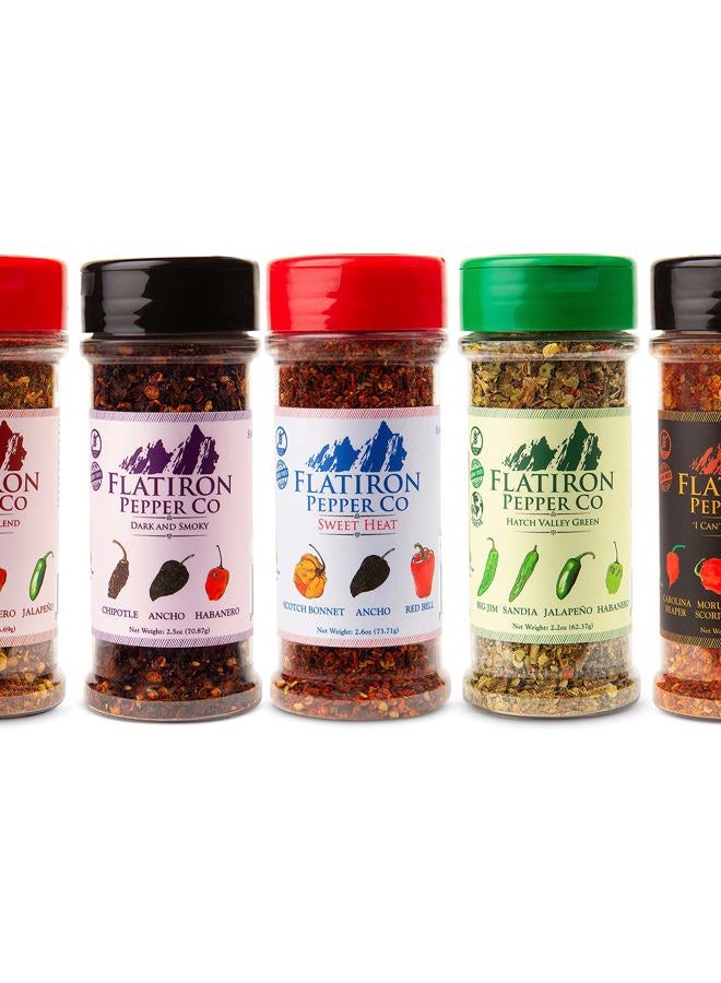 Flatiron Spice Pepper Co - Four Pepper Blend Premium Red Chile Flakes. Habanero - Jalapeno - Arbol - Ghost Pepper - Image 3