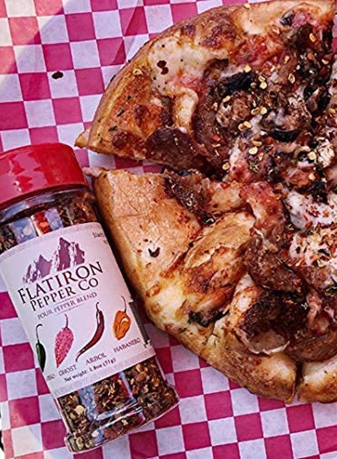 Flatiron Spice Pepper Co - Four Pepper Blend Premium Red Chile Flakes. Habanero - Jalapeno - Arbol - Ghost Pepper - Image 4