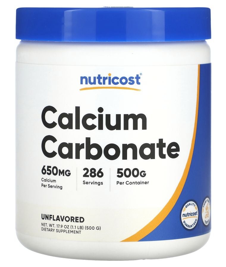 Calcium Carbonate Unflavored 1.1 lb (500 g)