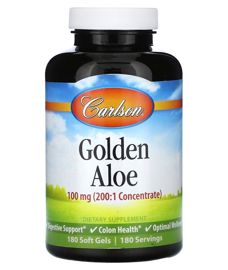 Carlson Golden Aloe 100 mg 180 Soft Gels