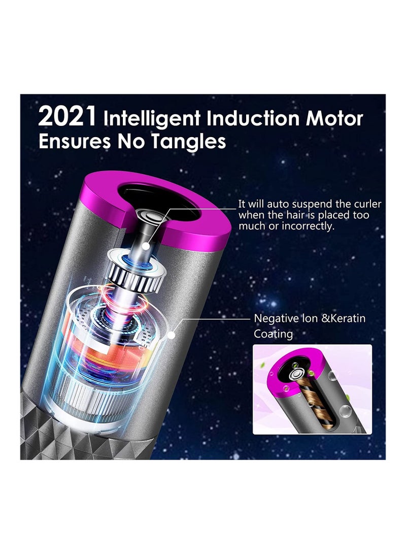 New Cordless Auto Curling Iron Hair Curlers Waves Intelligent Hair Curler Roller USB Rechargeable Wand Curling Iron for Hair Tools - Image 3