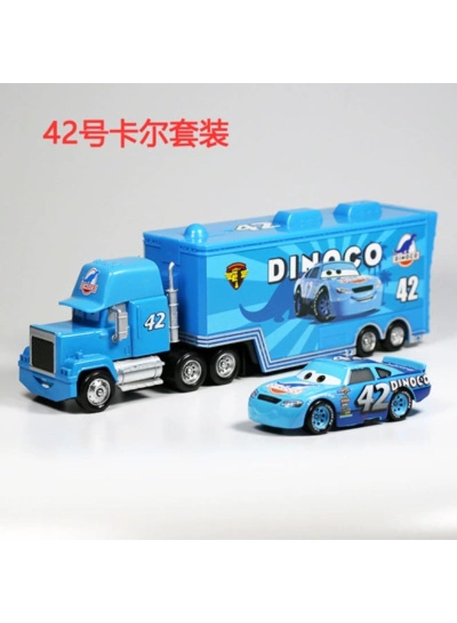 general Movie Cars 2 3 Hauler Mack Truck 42 - Mr. Mack, the big truck with the number 42