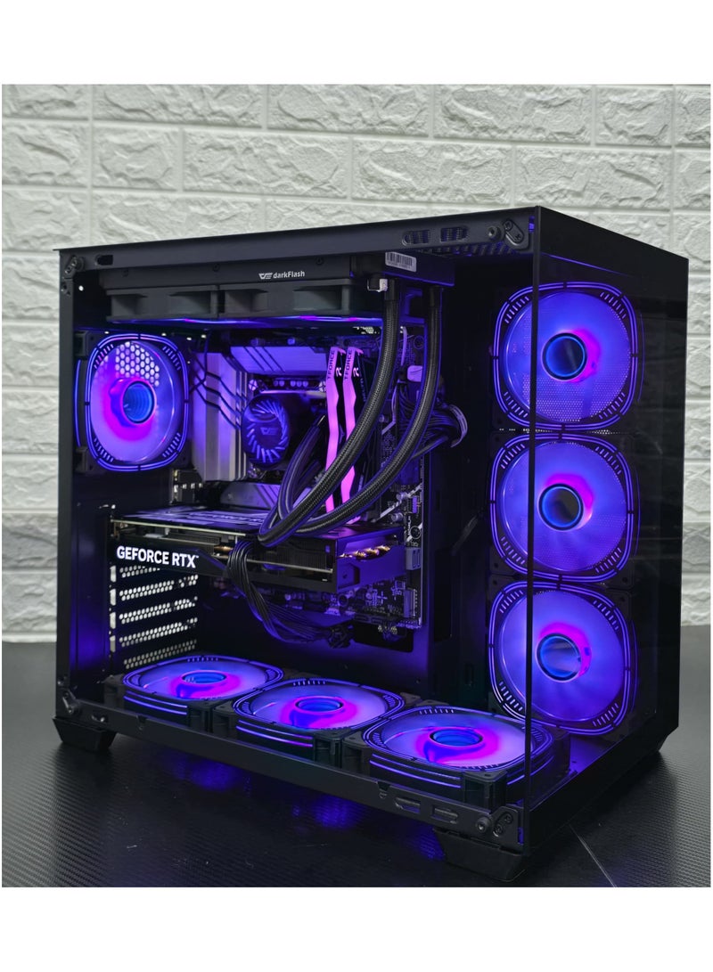 COMPUTER SNO GAMING PC - RTX 4060 8GB | CORE i7 14700KF PROCESSR | 32GB DDR5 RAM | 1TB M.2 NVMe SSD | RGB LIQUID COOLER | ON SALE & 1YEAR WARRANTY INCLUDE  - Image 1