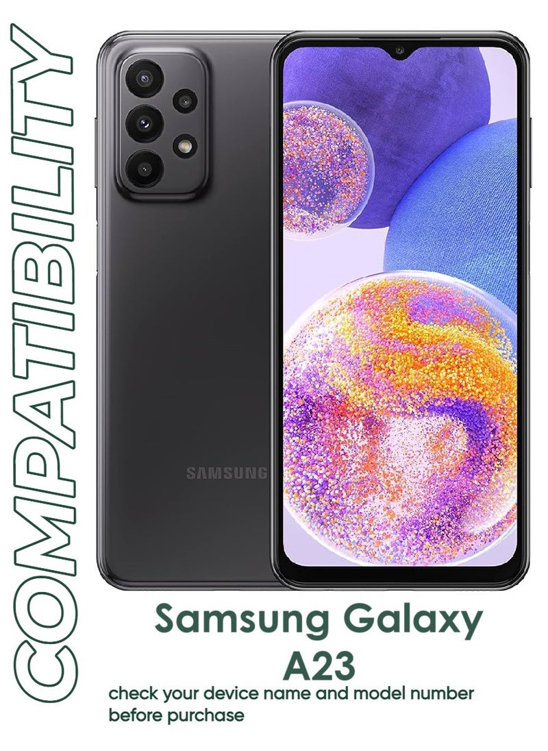 ACLIX 5 Pieces Antistatic ESD Dustproof Premium Quality High Definition Tempered Glass Screen Protector Designed For Samsung Galaxy A23 - Image 3