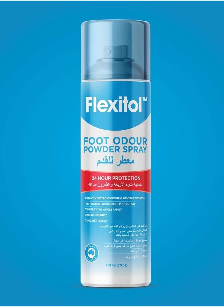 Flexitol Foot Odour Spray 210ml  - Image 1