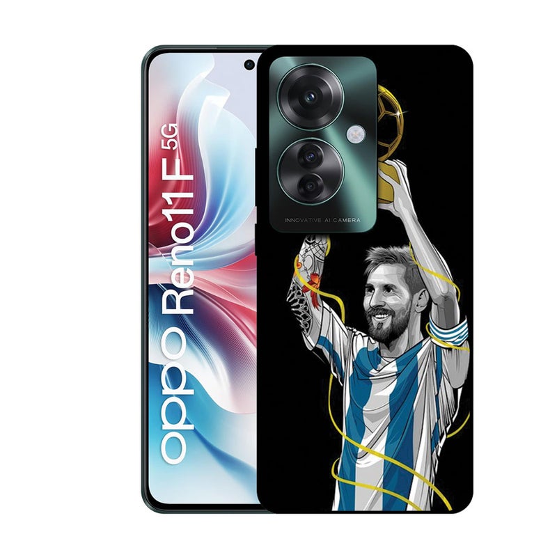EYE CATCH Printed Protective Case Cover For Oppo Reno 11 F -  Messi - Image 1