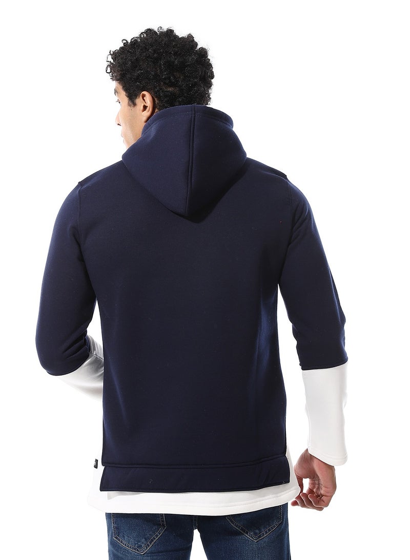 سيزار هود رجالي مقفول مزود بغطاء للرأس وطباعة - Image 2