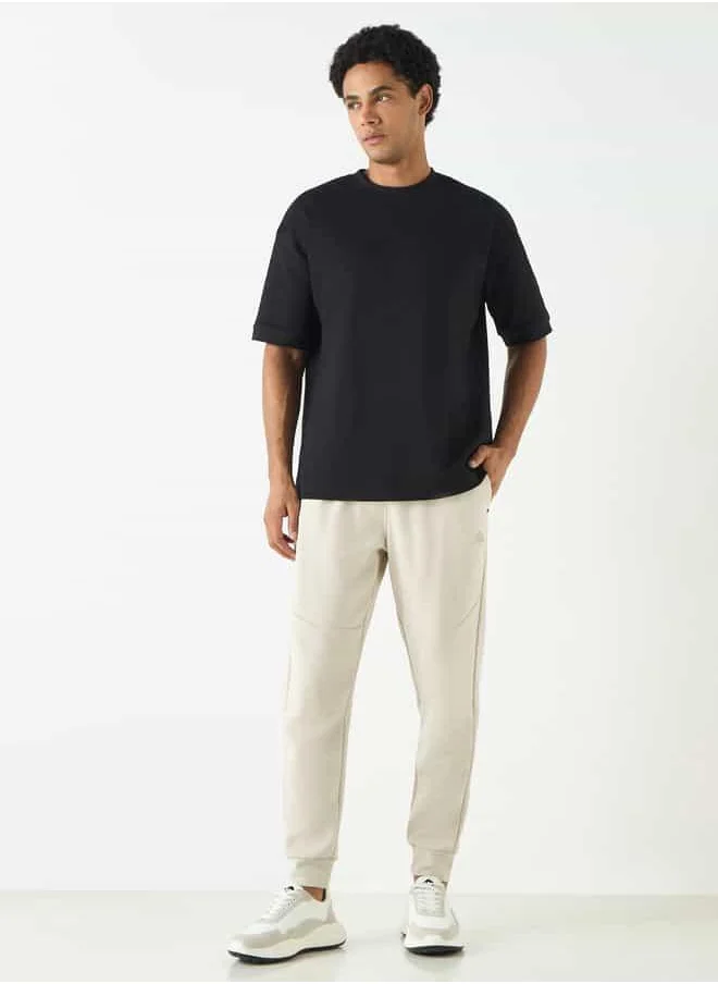 Kappa Kappa Logo Embroidered Joggers with Drawstring Closure