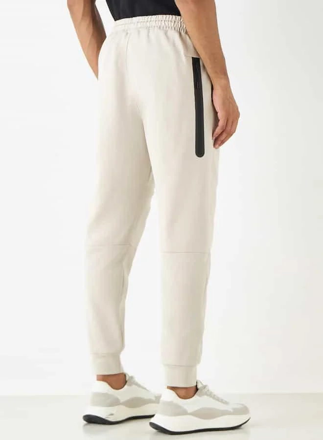Kappa Kappa Logo Embroidered Joggers with Drawstring Closure