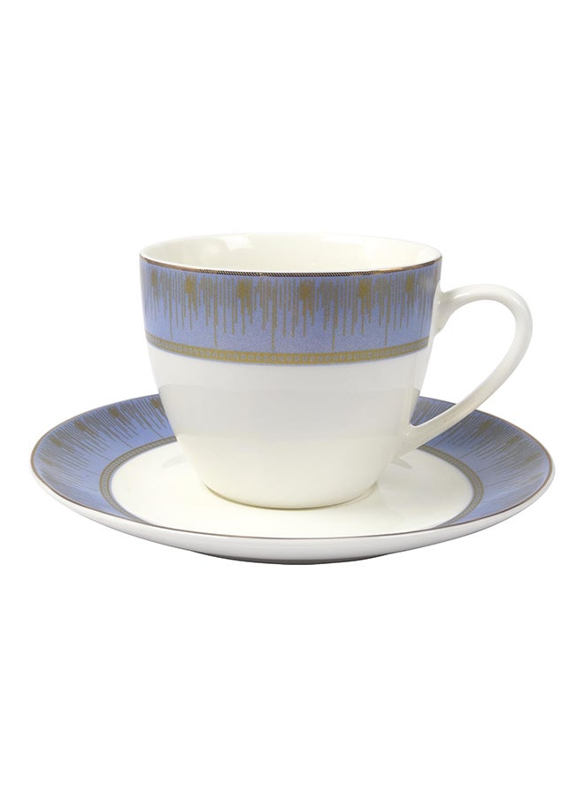 Orchid Orchid 12pcs NBC Cup and Saucer Set Decca Design 220ml  - Image 2