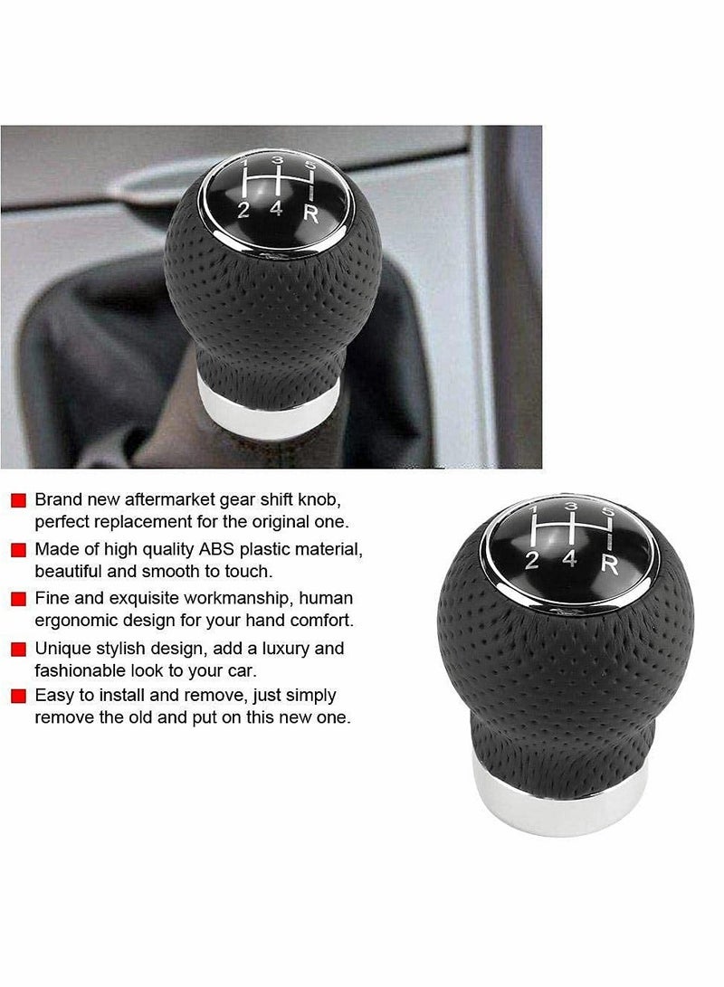 Y&D Gear Shift Knob, Universal 5 Speed Car Modification Stick Knob Head Shifter Handle Lever (Black)  - Image 3