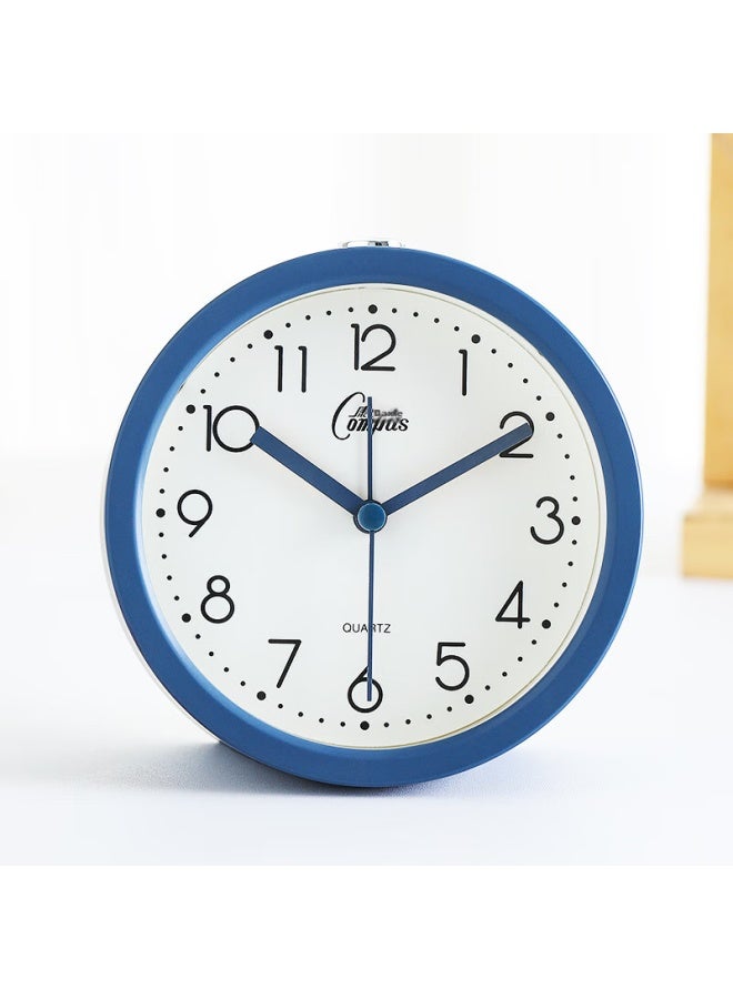 Compas Desktop Alarm Clock For Children And Students, Simple Bedroom Bedside Clock, 2359 Blue - Image 1