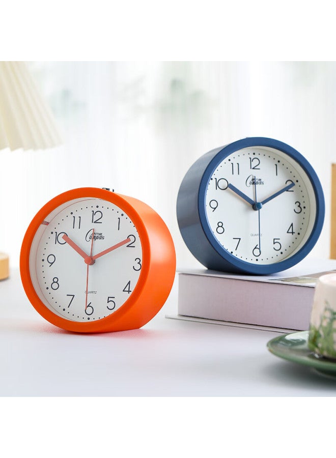 Compas Desktop Alarm Clock For Children And Students, Simple Bedroom Bedside Clock, 2359 Blue - Image 5