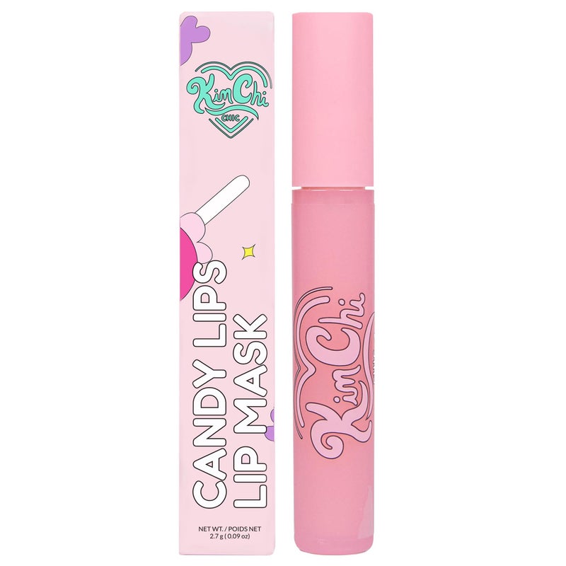 KimChi Chic Beauty Candy Lips Hydrating Lip Mask, Lip Balm for Moisturizing Lip Care, Nourish and Shine for Dry Lips, Pink Sour Punch Lip Tint, 0.09 fl oz - Image 1