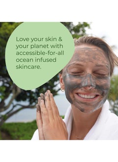 Sea-El Sea Kelp Mud Face Mask Skincare Activated Charcoal & Bentonite Clay Detox & Repair Facial Mask Calming Hydration Boost Turmeric & Aloe Daily Glow Essentials For Women & Men 2Oz  - Image 5