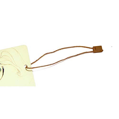 Cenme 1000 PCS Hang Tag String Snap Lock Pin Loop Tie Fasteners,Polyester String White Hanging String White String Hang Tag String - Image 4