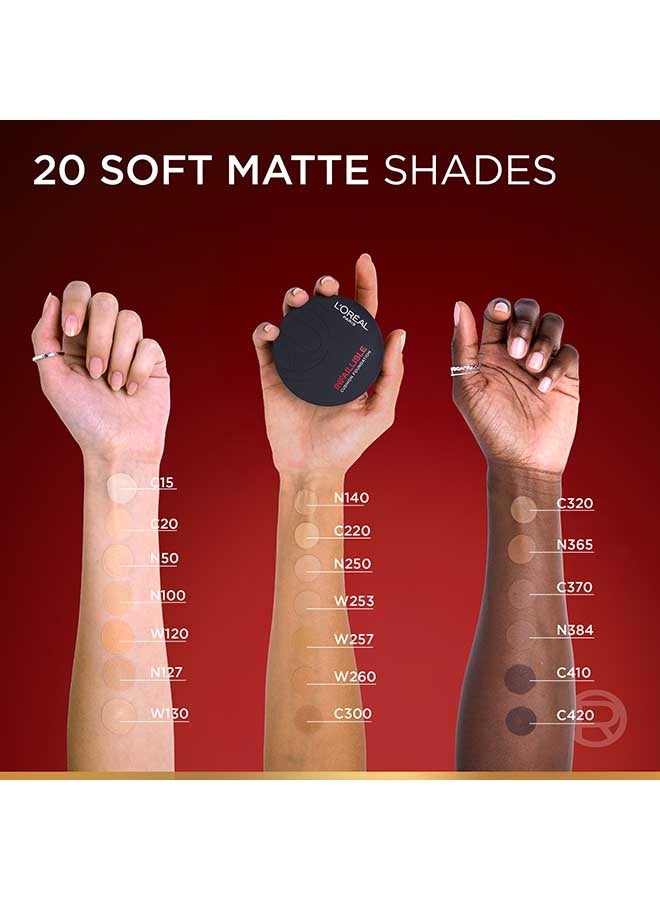 L'OREAL PARIS Infaillible Fresh Wear Cushion Foundation, K-beauty Inspired, 140 - Image 5