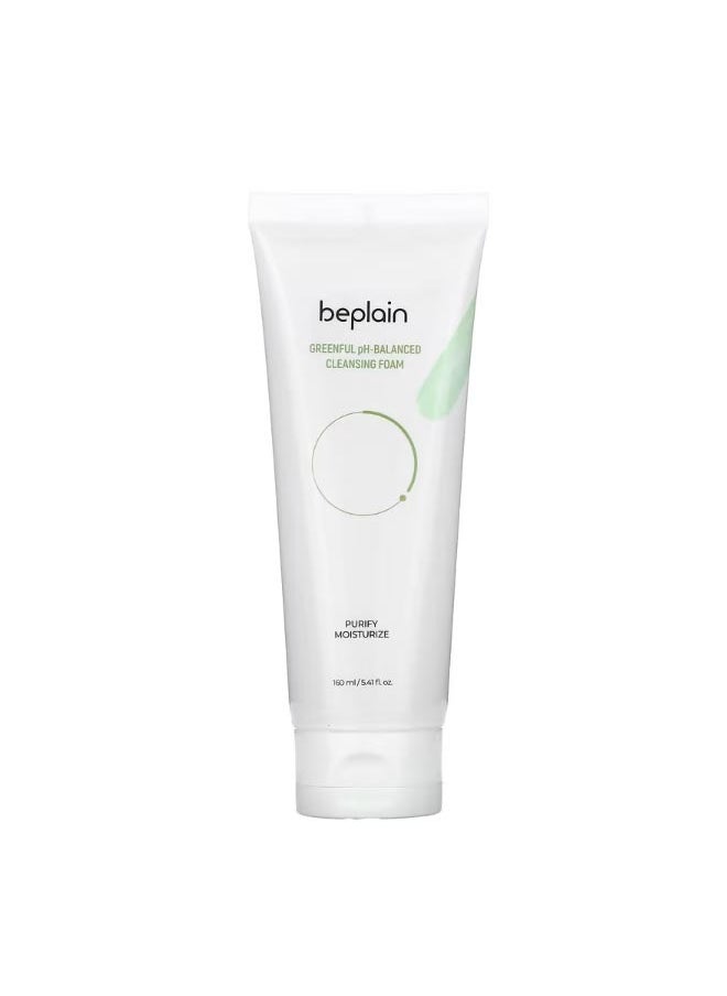 beplain - Greenful pH Balanced Cleansing Foam 5.41 fl oz 160 ml - Image 1