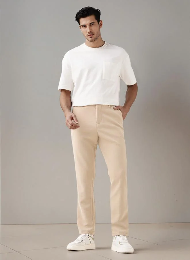 Iconic Iconic Men Regular Fit Formal Trousers