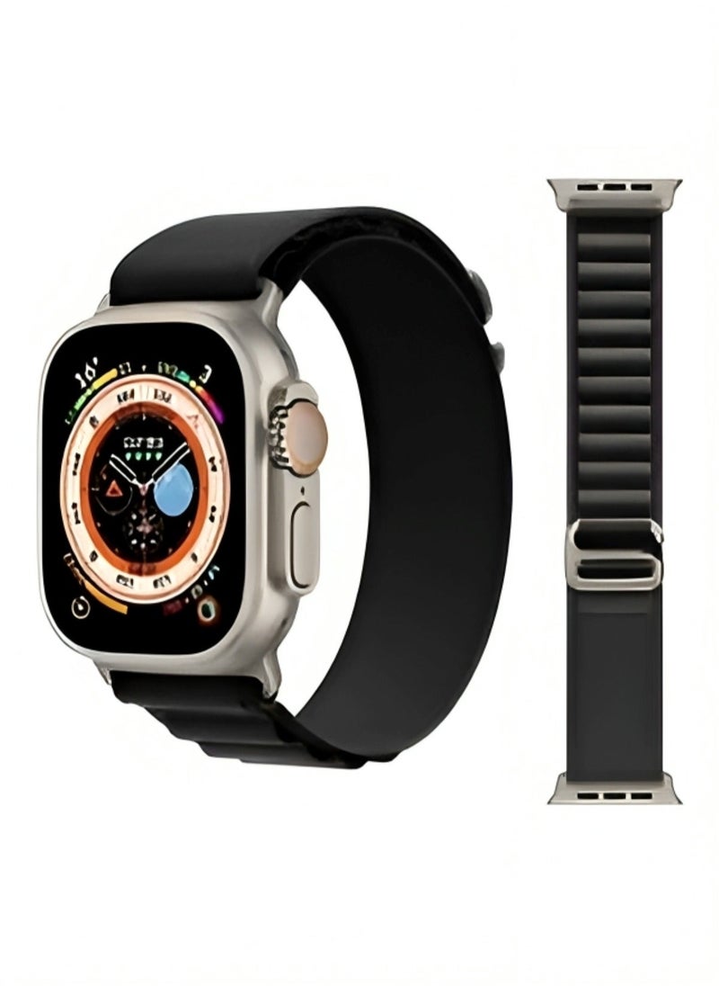 Generic - 4Pack for Apple Watch Alpine Loop Band 49mm/45mm/44mm Nylon Woven Sport Strap Compatible with iWatch Series 8/Ultra/7/SE/6/5/4/3/2/8 - Image 1