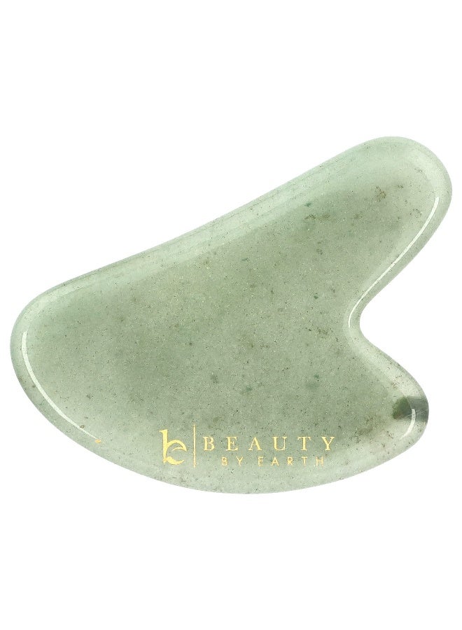 Beauty by Earth Beauty By Earth, Jade Gua Sha, Scraping Massage Tool, 1 Tool - Image 1