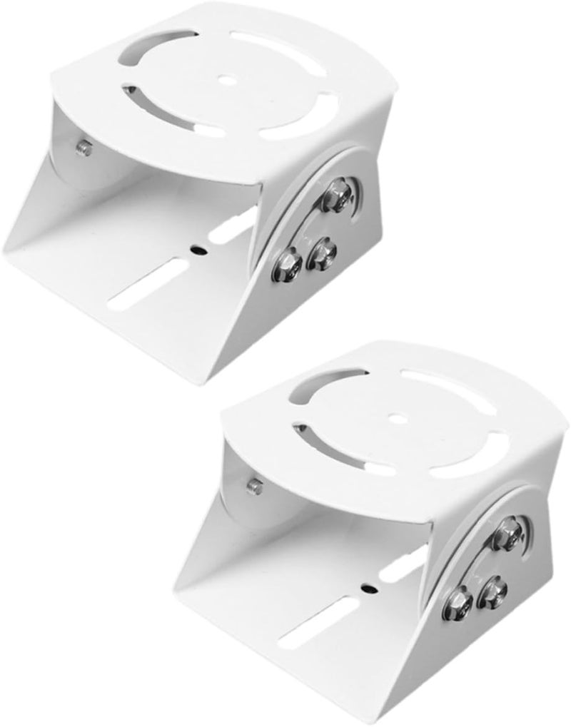 POPETPOP 2pcs Security Mount Bracket Wall-Mounted Monitor Support for Indoor and Outdoor Use Construction Multi-Angle Positioning for Optimal - Image 1