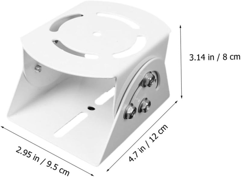 POPETPOP 2pcs Security Mount Bracket Wall-Mounted Monitor Support for Indoor and Outdoor Use Construction Multi-Angle Positioning for Optimal - Image 3