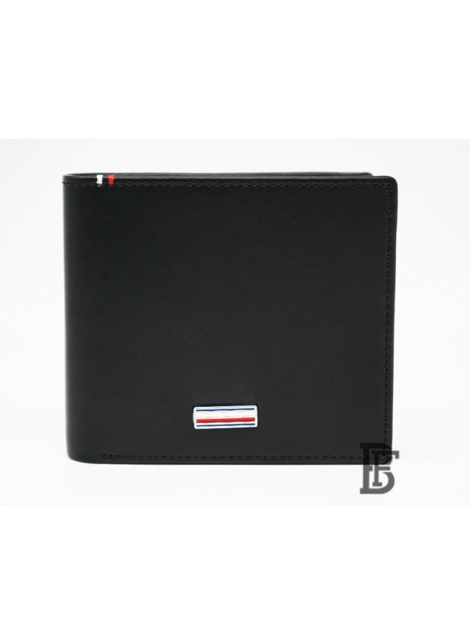 Tommy Hilfiger Plus - Tommy Hilfiger Wallet is a one to face solid style covered in light/black leather - Image 1