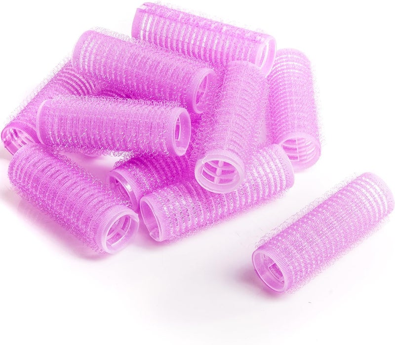 Aternal Hair Roller Curler, Hair Rolling Set 06Pcs Small Hair Roller Self Grip Salon Hair Curler Small Hair Roller Set for All Hair Types Plastic No Heat Hair Rollers Hair Styling Accessories With 06Hair Clips - Image 1