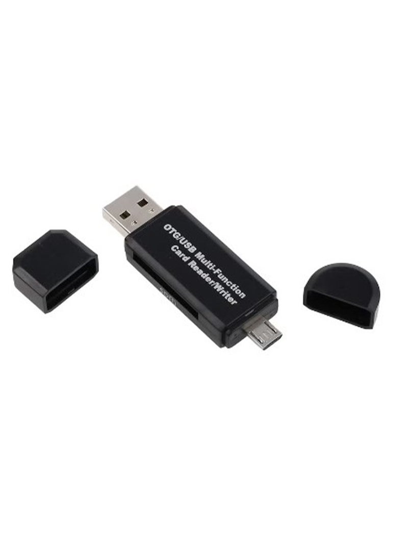 Micro USB OTG to USB 2.0 Adapter SD/Micro SD Card Reader With Standard USB Male