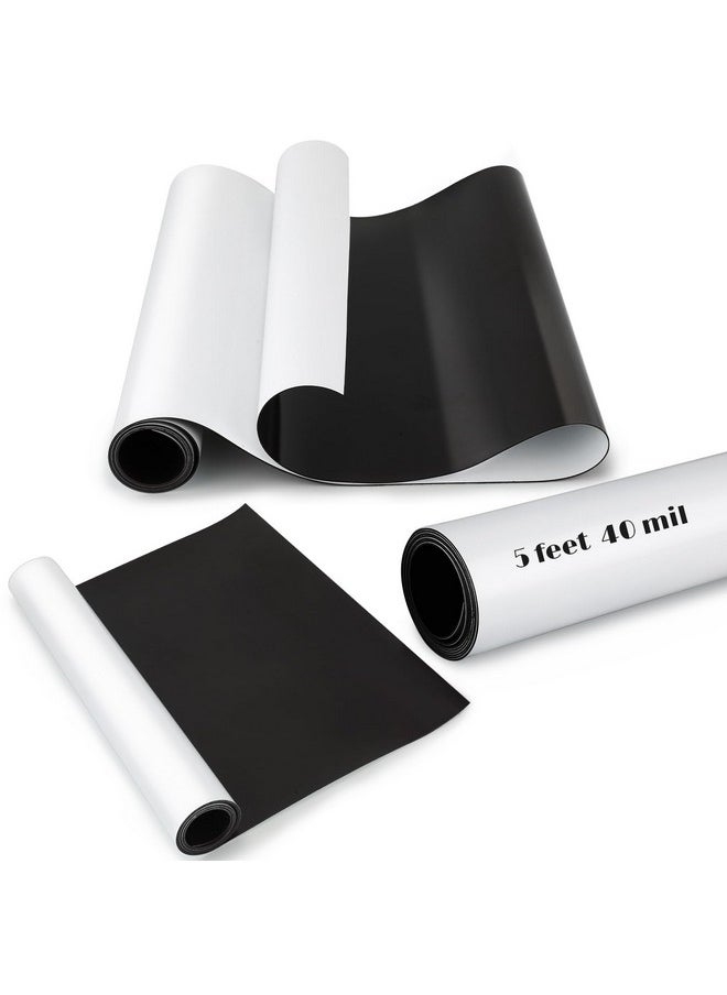 Eersida White Surface Magnet Roll Car Magnet Sheets Flexible Magnetic Sign Magnet Vinyl Roll Blank Magnet Sheets Magnetic Signs for Vehicles DIY Craft Projects(16 Inch x 5 Feet, 40 Mil) - pzsku/Z5CE5185BECD6A75475E9Z/45/_/1740982577/151e01e5-6972-4927-82b2-b91dd2025c31