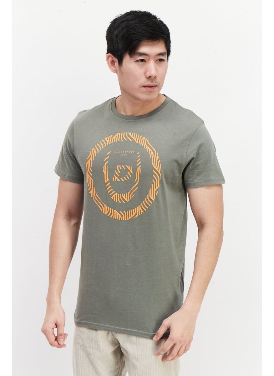 Men Crew Neck Short Sleeve Brand Logo T-Shirt, Olive - pzsku/Z5CE51E92A9ED4A80D5A3Z/45/_/1726109140/1bff7be3-8a35-445b-b955-5e072c0d9373