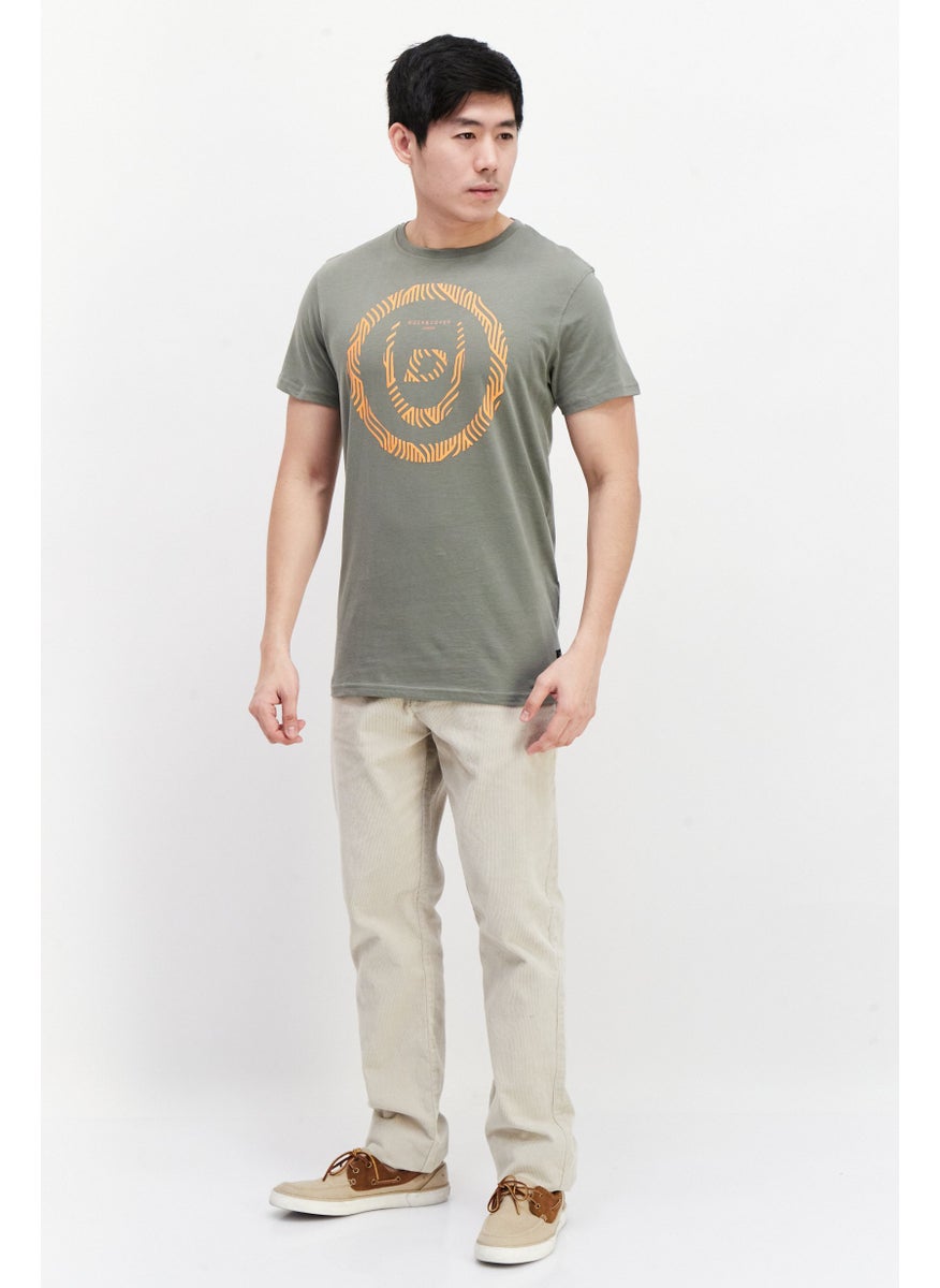 Men Crew Neck Short Sleeve Brand Logo T-Shirt, Olive - pzsku/Z5CE51E92A9ED4A80D5A3Z/45/_/1729779346/395d22b0-39e1-48c1-a453-ee6e4689c971