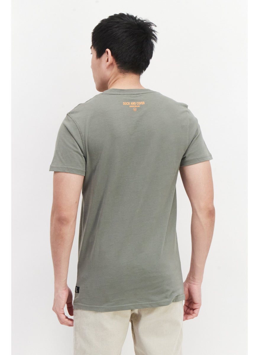 Men Crew Neck Short Sleeve Brand Logo T-Shirt, Olive - pzsku/Z5CE51E92A9ED4A80D5A3Z/45/_/1729779442/63dbd266-1d44-41b6-b852-f80f88aa6ffe