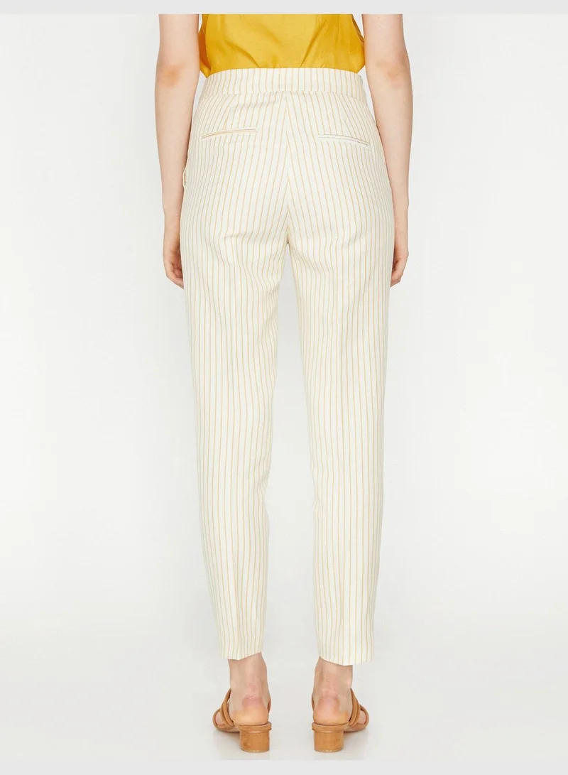 KOTON Striped Trousers