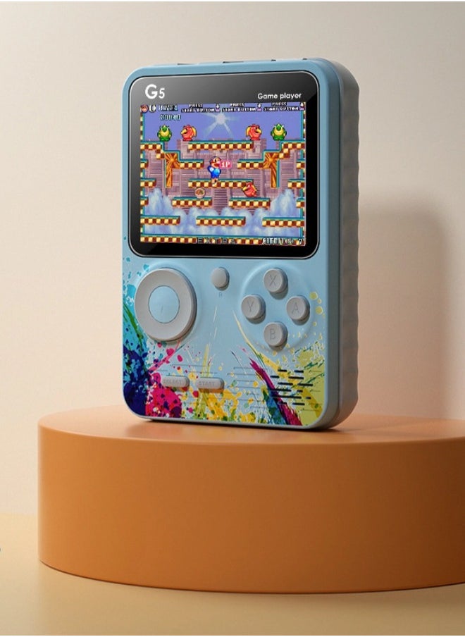 ShebSheb - 500 In 1 Colorful Handheld Game Console,Portable Retro Handheld Gaming Console,Mini Pocket Video Games for Kids - Image 1
