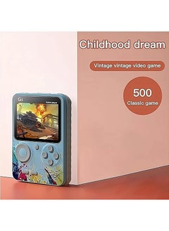 ShebSheb 500 In 1 Colorful Handheld Game Console,Portable Retro Handheld Gaming Console,Mini Pocket Video Games for Kids  - Image 3