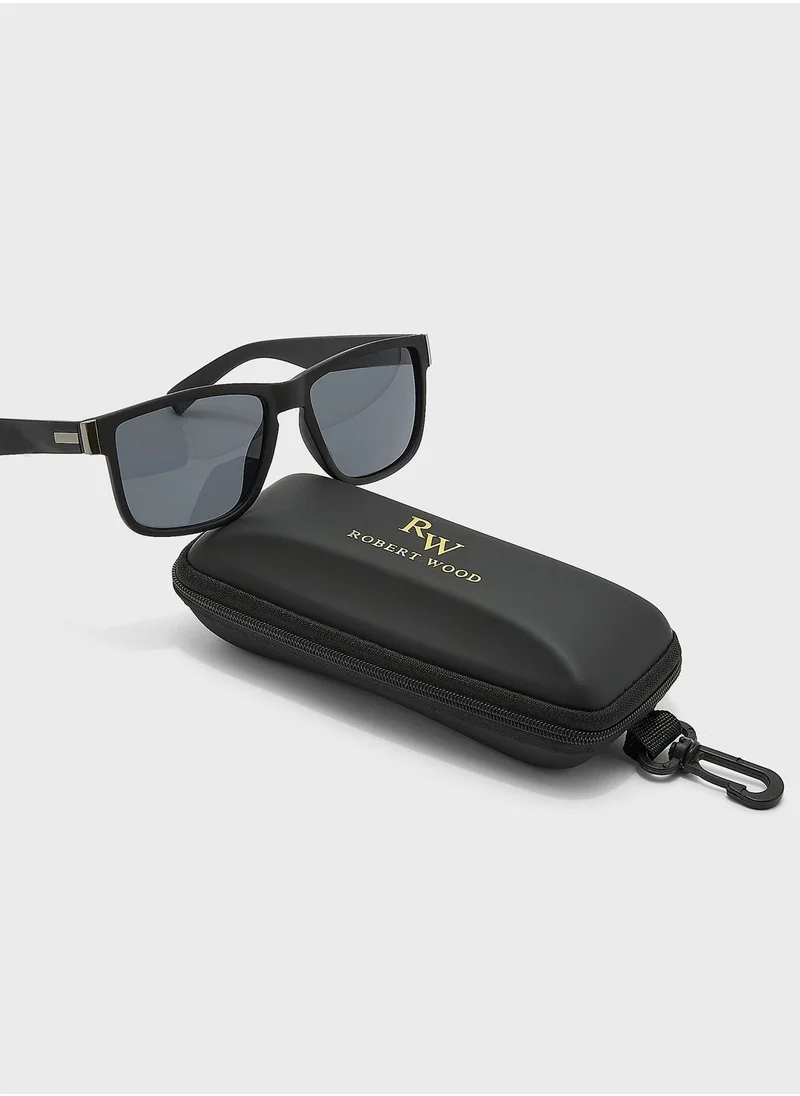 Robert Wood Polarized Wayfarer Sunglasses