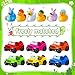 ANGGIKO 24 Pcs Easter Rubber Ducks for Jeeps Easter Basket Stuffers Easter Egg Fillers Ducks for Ducking35 Inch Cars for 2 Inch Ducks 12 Easter Ducks with 12 OffRoad Vehicle Easter Party Favors Gifts - Image 4