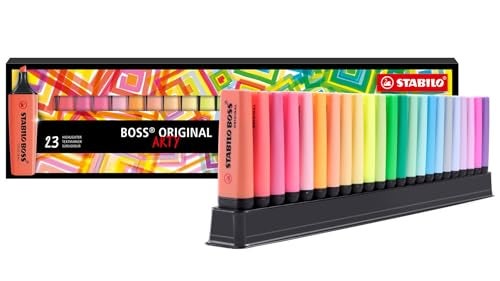 STABILO - BOSS ORIGINAL - Highlighter - ARTY - Deskset of 23 - Assorted colors - Image 1