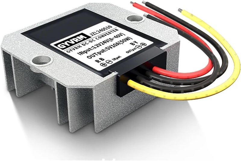 to Converter 24V to 5V Converter 8V~40V to 12V 1A 2A 3A 5A 6A 8A 10A Step-Down Power Over Current Protection(5A No1 Aluminum) - Image 3