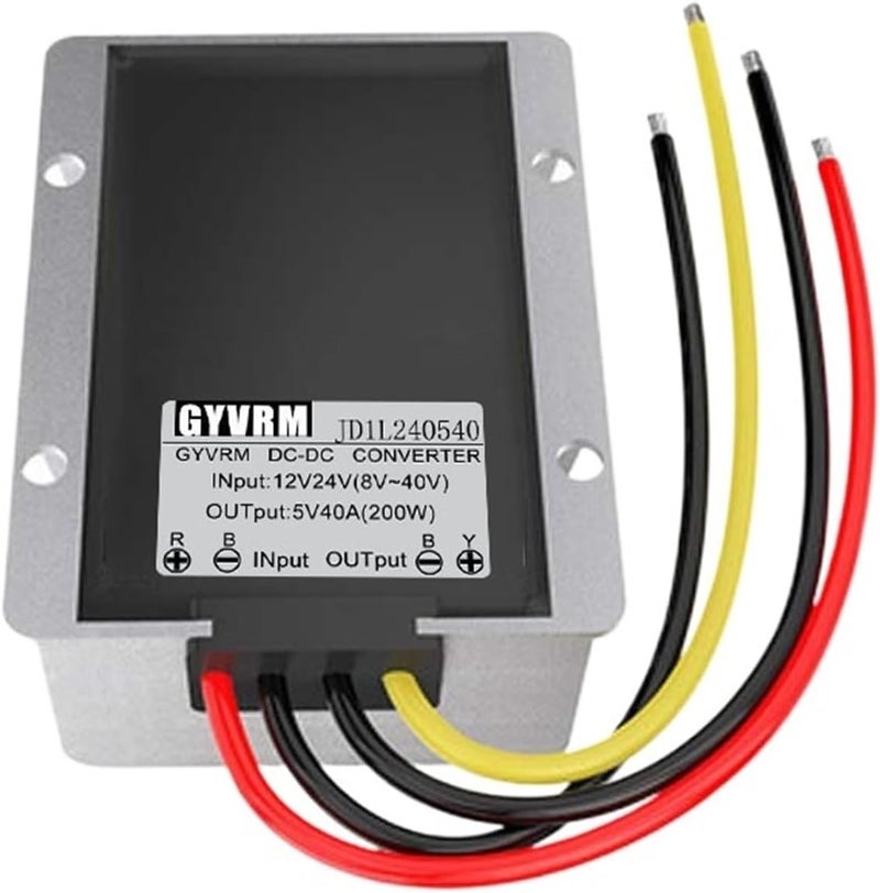 to Converter 24V to 5V Converter 8V~40V to 12V 1A 2A 3A 5A 6A 8A 10A Step-Down Power Over Current Protection(5A No1 Aluminum) - Image 5