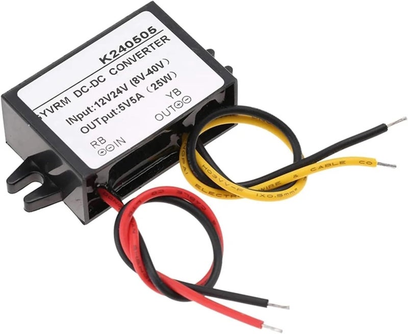 to Converter 24V to 5V Converter 8V~40V to 12V 1A 2A 3A 5A 6A 8A 10A Step-Down Power Over Current Protection(5A No1 Aluminum) - Image 4