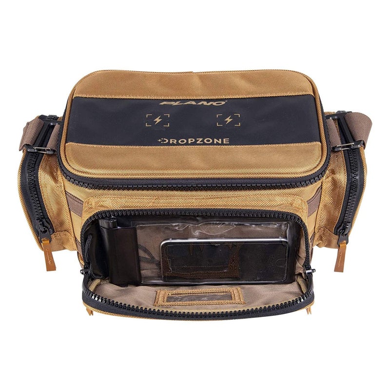 Plano Guide Series 3500 Tackle Bag, Beige, Includes 5 3500 Stowaway Organization Boxes, Premium Soft Fishing Tackle Storage, Waterproof & Non-Skid Base - Image 3