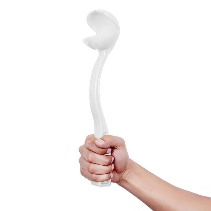 آلة رمي رياضية غير قابلة للتعديل لكرة الكريكيت والكرة التنس مع تصميم متقدم للتدريب على الضرب (أبيض) عبوة من 1