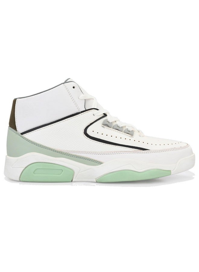 Cruiser Men's White High-Neck Sneakers | Lightweight & Comfortable | Ideal for Walking, Gym, and Casual Wear - Image 1