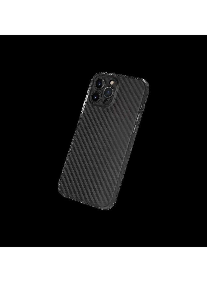 ديفيا جراب خلفي واقٍ رفيع للغاية من سلسلة Wing لهاتف iPhone 13 Pro Max مقاس 6.7 بوصة / ممتص للصدمات / مقاوم للخدش / سهولة الوصول إلى جميع المنافذ - أسود كربوني - Image 2